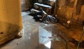 Raw sewage backup in Union City, NJ 07087