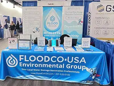 FloodCo USA convention booth