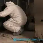 inspection of sewage area