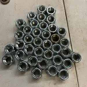 Cleaned and shiny nuts after commercial cleaning in New Jersey.